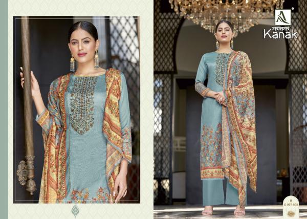 Alok Kanak Fancy Cotton Digital Printed Dress Materials